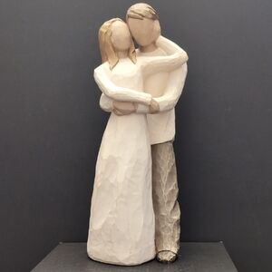 Willow Tree 2000 Together Couple in Love Figurine.